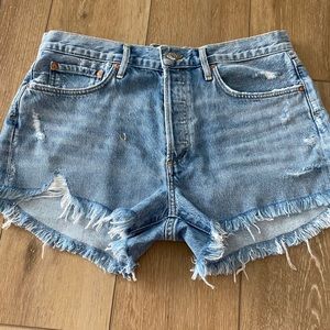 NEW agolde denim shorts